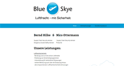 Desktop Screenshot of blue-skye.de