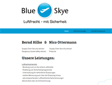 Tablet Screenshot of blue-skye.de